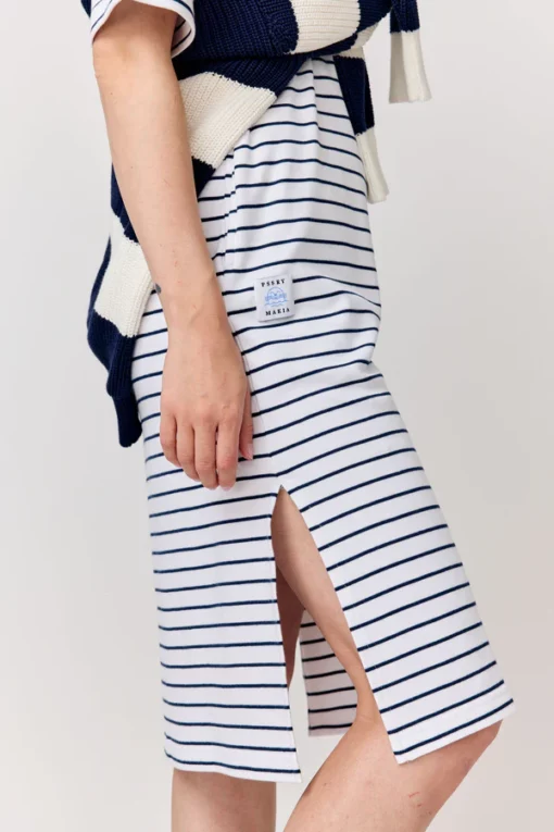 Makia Woman Helsingholm Dress White/Navy
