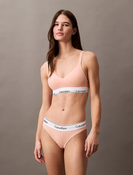 Calvin Klein Lift Bralette – Modern Cotton Melon Frenzy
