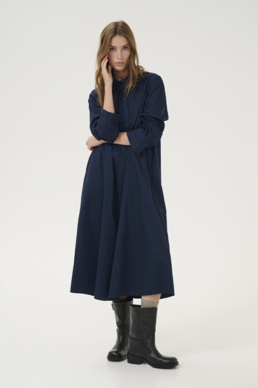 My Essential Wardrobe SunnaMW Dress Dark Sapphire