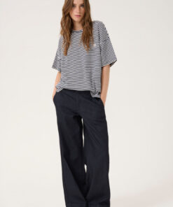 My Essential Wardrobe DanaMW T-shirt Navy/Offwhite Stripe