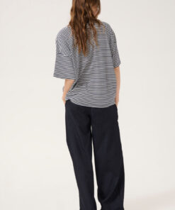 My Essential Wardrobe DanaMW T-shirt Navy/Offwhite Stripe