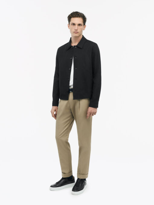 Tiger of Sweden Barnaby Relaxed-fit Linen Shirt Black