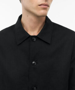 Tiger of Sweden Barnaby Relaxed-fit Linen Shirt Black