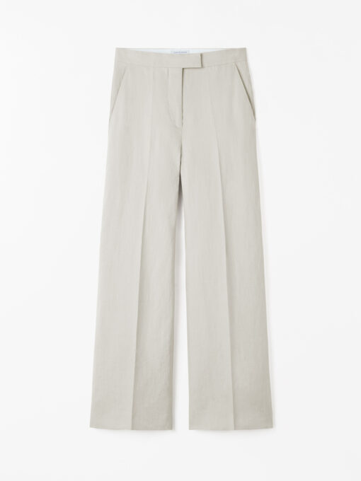 Tiger of Sweden Irit Flared Leg Trousers Beige