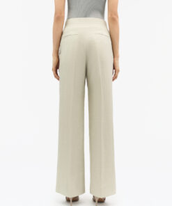 Tiger of Sweden Irit Flared Leg Trousers Beige