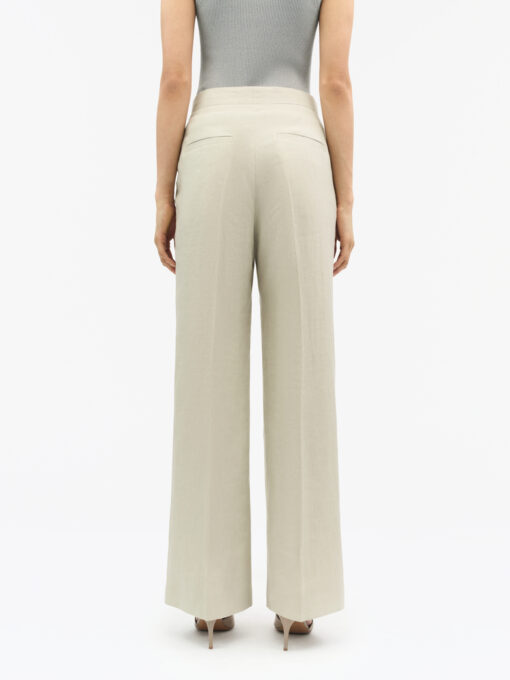 Tiger of Sweden Irit Flared Leg Trousers Beige