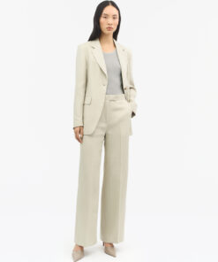 Tiger of Sweden Irit Flared Leg Trousers Beige