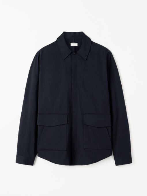 Tiger of Sweden Alberio PP Tailored Overshirt Dark Blue