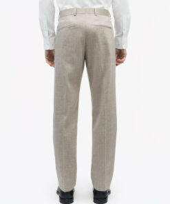 Tiger of Sweden Tense Linen Blend Trousers Light Ivory