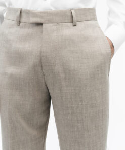 Tiger of Sweden Tense Linen Blend Trousers Light Ivory