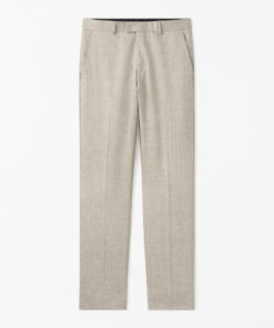 Tiger of Sweden Tense Linen Blend Trousers Light Ivory