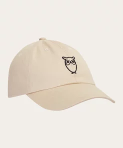 Knowledge Cotton Apparel Twill Baseball Cap Light Feather Gray