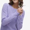 Vila Dalo O-neck Knit Violet Tulip