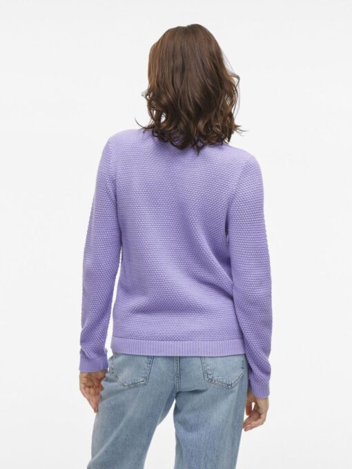 Vila Dalo O-neck Knit Violet Tulip