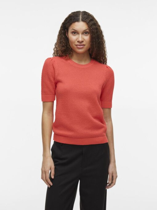 Vila Dalo O-neck SS Knit Duberry