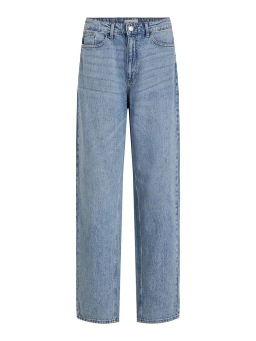 Vila Kelly Jaf HW Straight Jeans Ligh Blue Denim