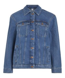 Vila Mey Loose Denim Jacket Medium Blue Denim