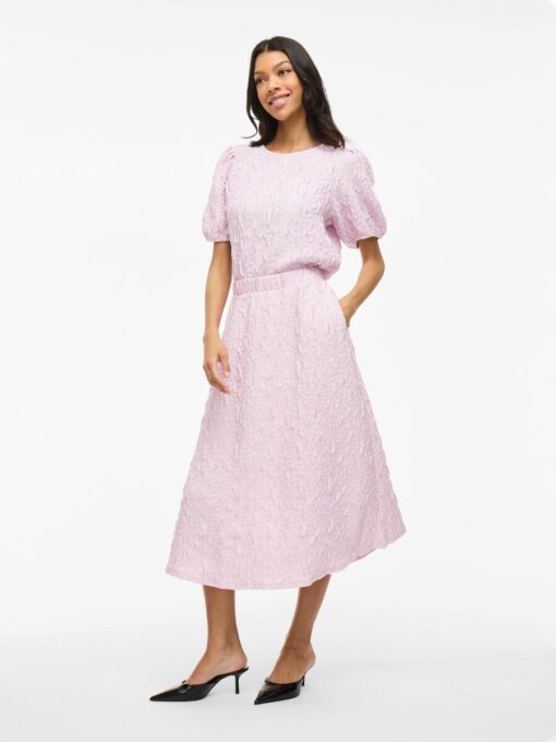 Vila Sophia Volume Midi Skirt Winsome Orchid