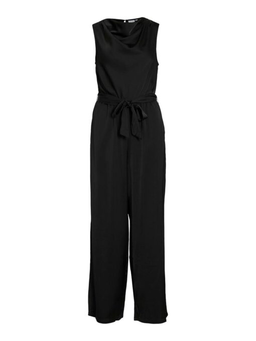 Vila Marelle Draped Jumpsuit Black