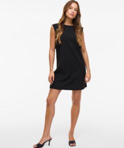 Vigery Short Dress Black