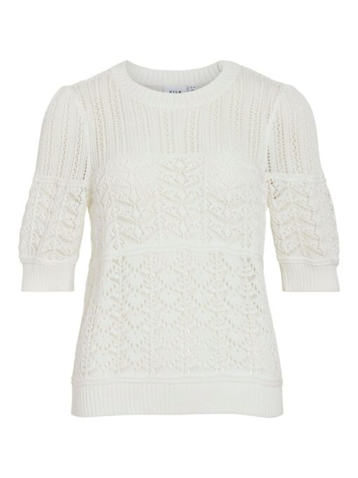 Vila Nya Knit Top Cloud Dancer