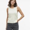 Vila Kippa Knit Top Cloud Dancer