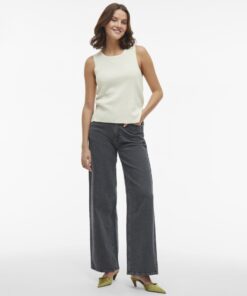 Vila Kippa Knit Top Cloud Dancer