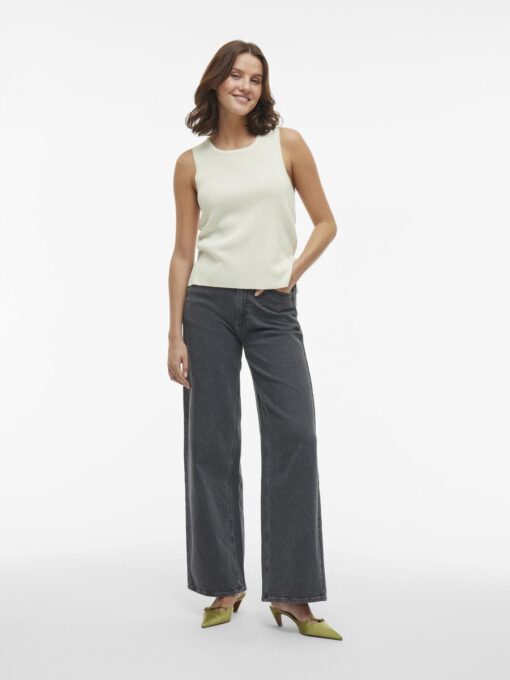 Vila Kippa Knit Top Cloud Dancer