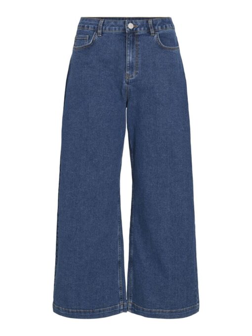 Vila Lotta HW Culotte Jeans TU01 Medium Blue Denim