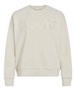 Vila Reflect New Emb Sweatshirt Birch