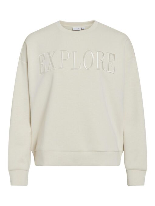 Vila Reflect New Emb Sweatshirt Birch