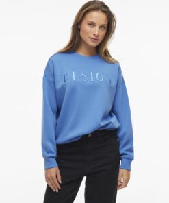 Vila Reflect New Emb Sweatshirt Regatta