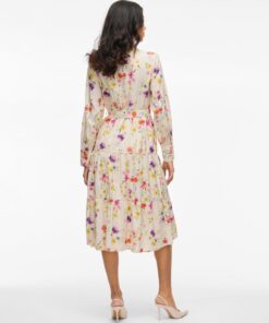 Vialinia Midi Shirt Dress Snow White