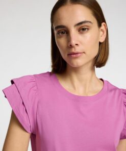Selected Femme Camila Ruffle Tee First Bloom