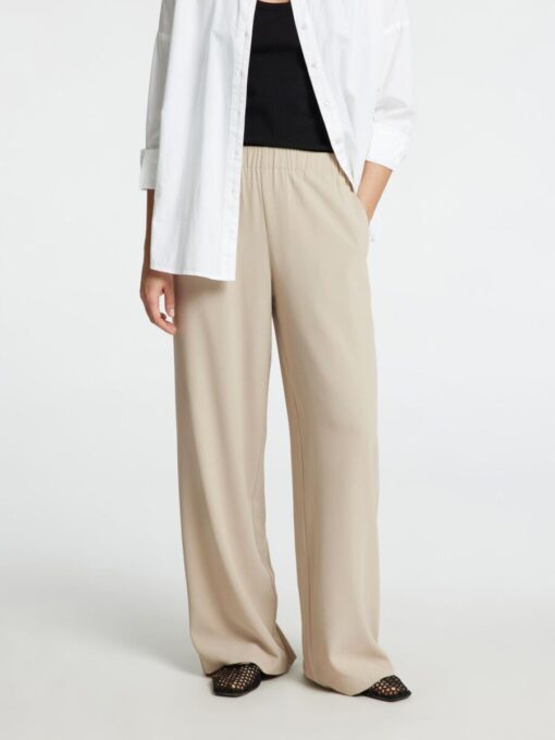 Selected Femme Tinni Wide Pant Island Fossil