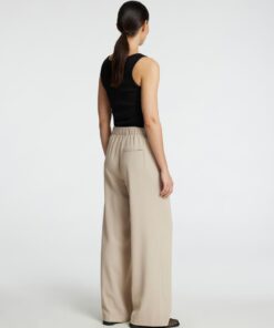 Selected Femme Tinni Wide Pant Island Fossil
