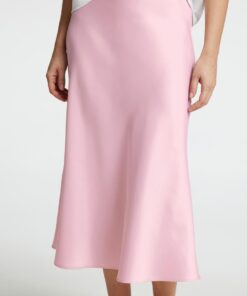 Selected Femme Lena Midi Skirt Bleached Mauve