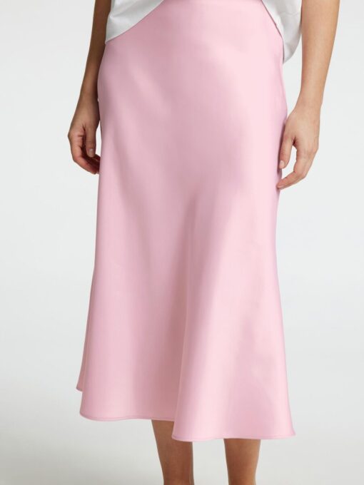 Selected Femme Lena Midi Skirt Bleached Mauve