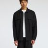 Selected Homme Leroy Linen Blend Overshirt Black