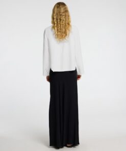 Selected Femme Dahlia Broderie Shirt Bright White