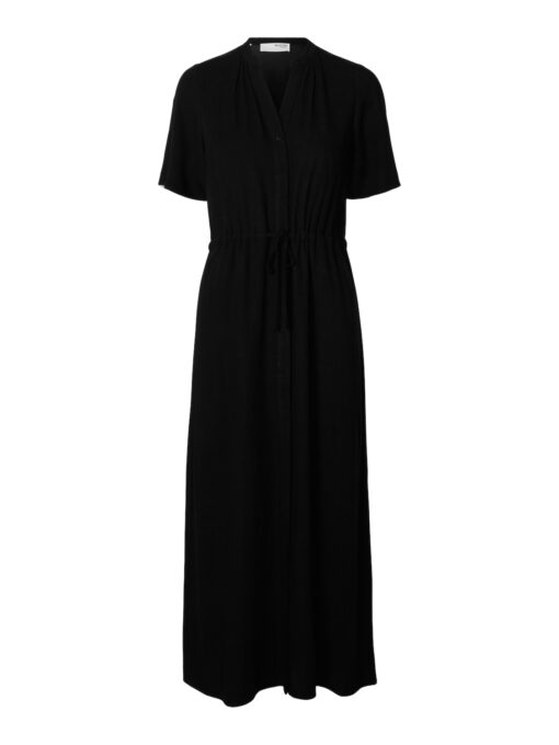 Selected Femme VivaDamina Ankle Sun Dress Black