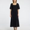 Selected Femme Dora Ankle Dress Black