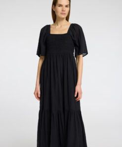 Selected Femme Dora Ankle Dress Black