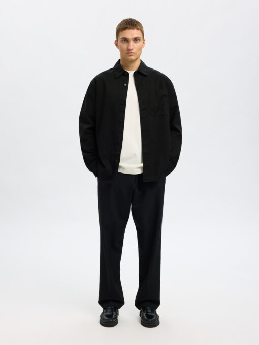 Selected Homme Ace Thais Overshirt Jacket Black