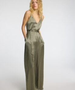 Selected Femme Selene Wide Leg Jumpsuit Vetiver