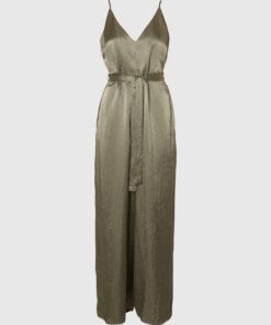 Selected Femme Selene Wide Leg Jumpsuit Vetiver