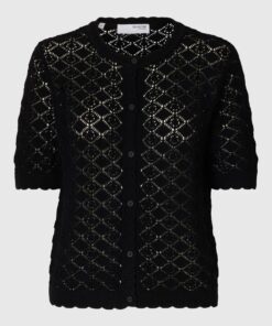 Selected Femme Sofia Knit Cardigan Black