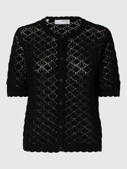 Selected Femme Sofia Knit Cardigan Black
