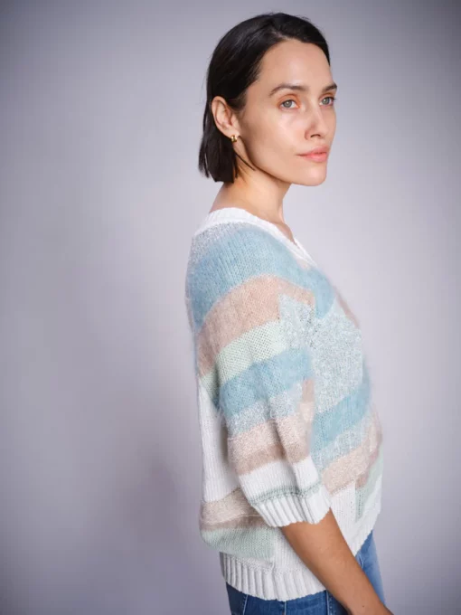 Mos Mosh Daya SS Patch Knit Surf Spray