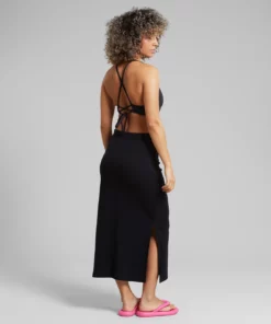 Dedicated Rib Skirt Kvarnvik Black